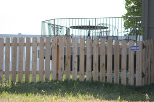 [150 Feet Of Fence] 4' Tall Cedar Wood Picket Complete Fence Package