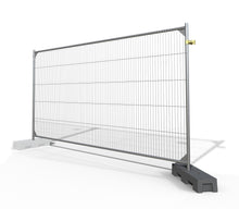 Anti-Climb Temporary Fence Panel - 6'6" Tall x 11'6" Wide: Kit