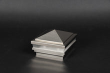 4 X 4 Haven Low Voltage Light Post Cap -Silver Plated (Box of 6)
